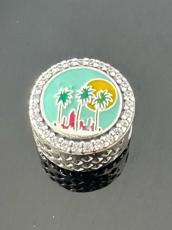 Pandora Jewelry - Pandora Miami Florida Charm 925 Ale Silver